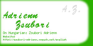 adrienn zsubori business card